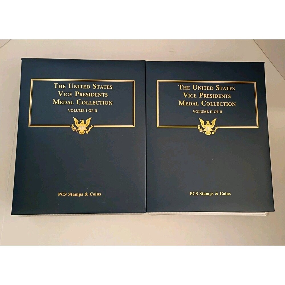 The U.S. Vice Presidents $1 Coins & Stamps Vol 1 & 2 (Adams 1789-Harris 2021)